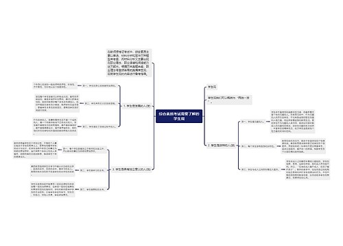 综合素质考试需要了解的学生观