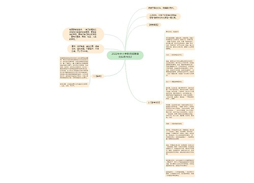 2022年中小学教师招聘语文科目作文2