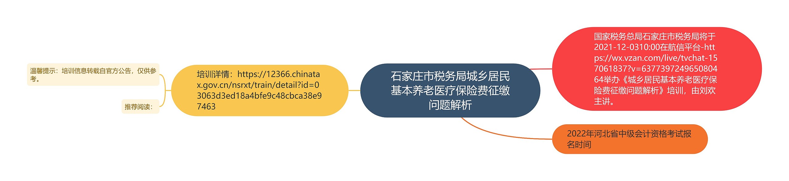 石家庄市税务局城乡居民基本养老医疗保险费征缴问题解析思维导图