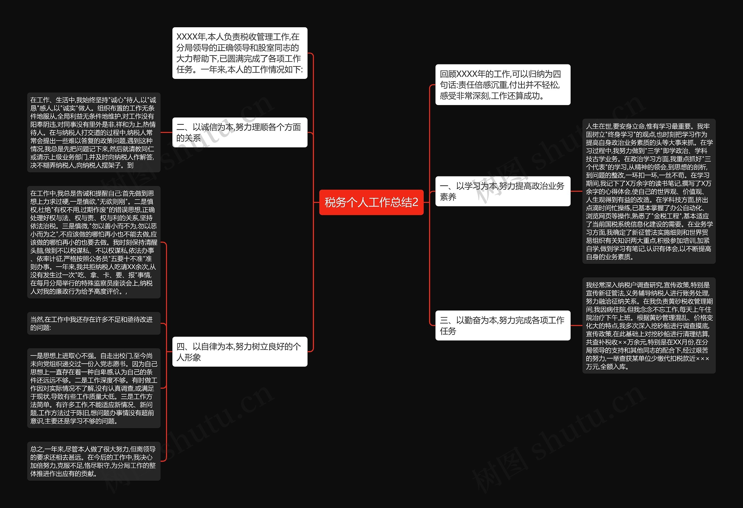 税务个人工作总结2