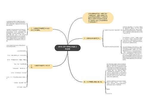 2010-2011学年少先队工作总结
