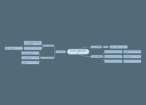 dangerous的用法总结大全