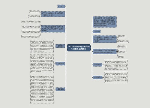 2022年教师招聘公基高频500题之单选题38