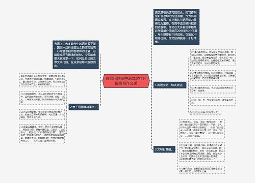 教师招聘高中语文之作何提高写作文采