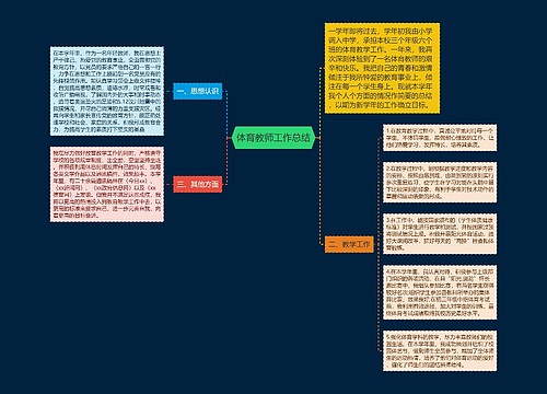 体育教师工作总结