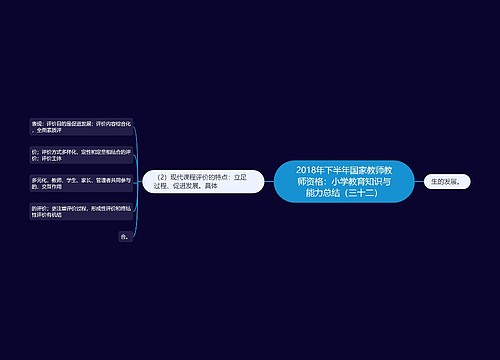 2018年下半年国家教师教师资格：小学教育知识与能力总结（三十二）