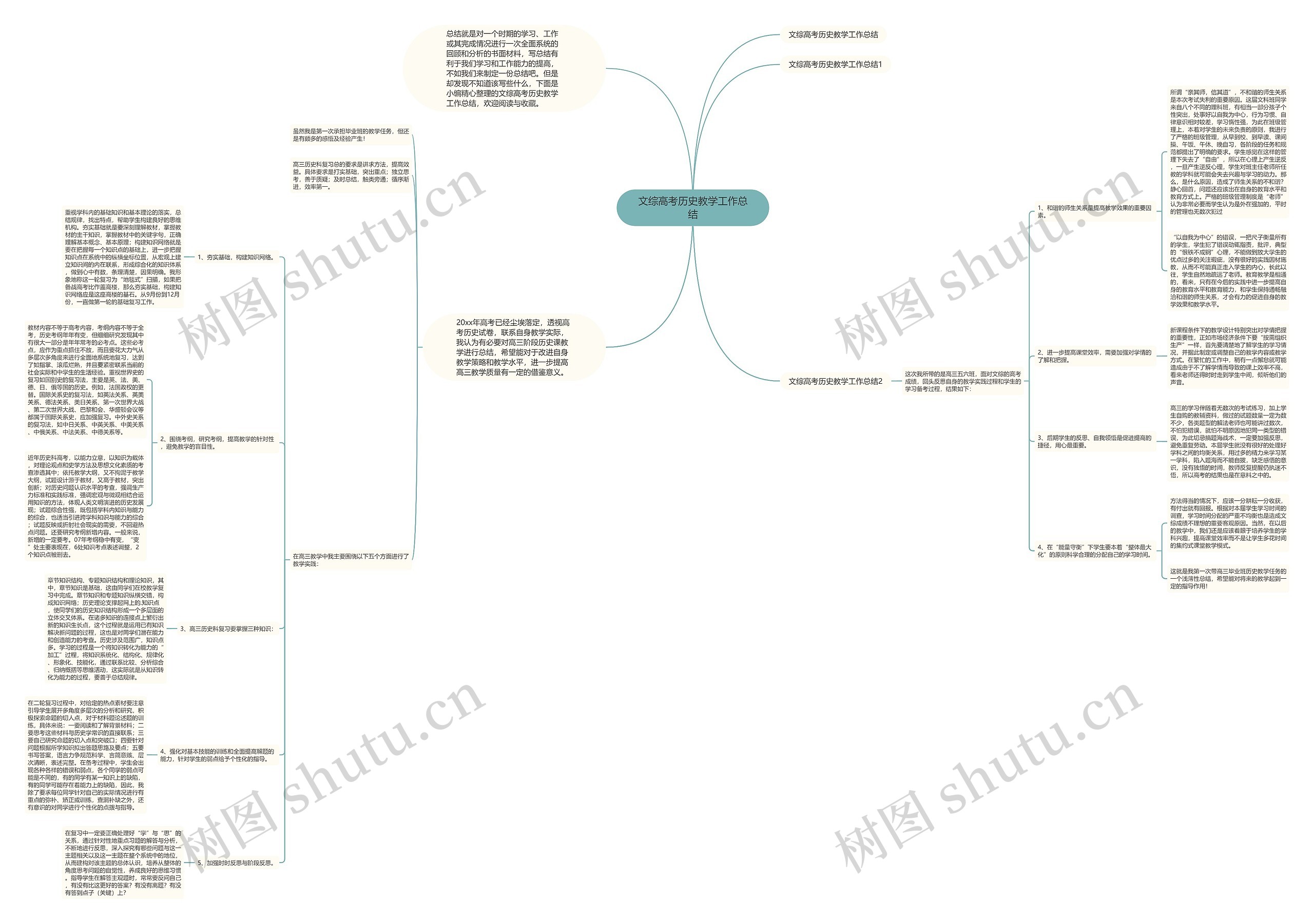 文综高考历史教学工作总结 文综高考历史教学工作总结