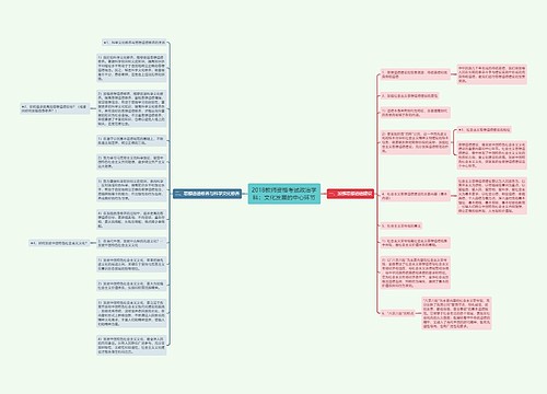 2018教师资格考试政治学科：文化发展的中心环节
