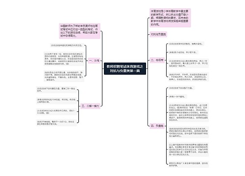 教师招聘笔试体育游戏之对抗与负重类第一篇