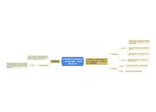 2020初级会计实务知识点：会计基本假设、会计基础和会计信