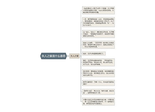 失人之察是什么意思