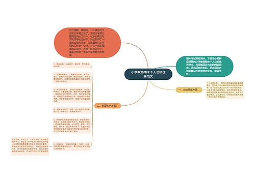 小学教师期末个人总结优秀范文