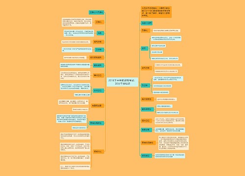 2018下半年教资格考试：30分干货知识