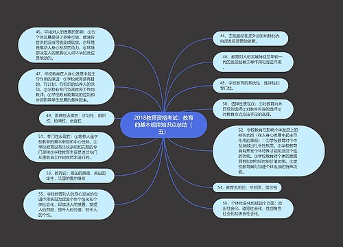 2018教师资格考试：教育的基本规律知识点总结（五）