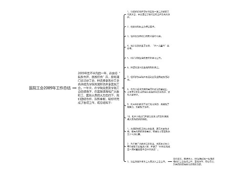 医院工会2009年工作总结