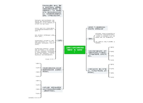 【辨析】如何分辨知觉的“理解性”和“选择性”？