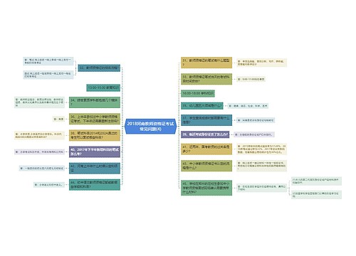 2018河南教师资格证考试常见问题(4)
