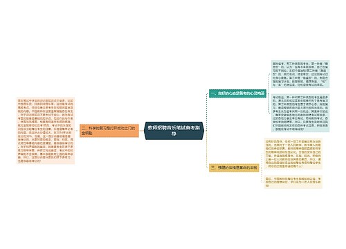 教师招聘音乐笔试备考指导