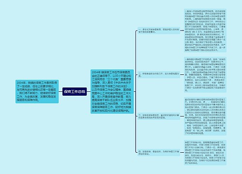 保密工作总结