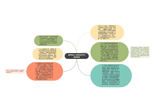 俄罗斯加入世贸组织对中国的影响