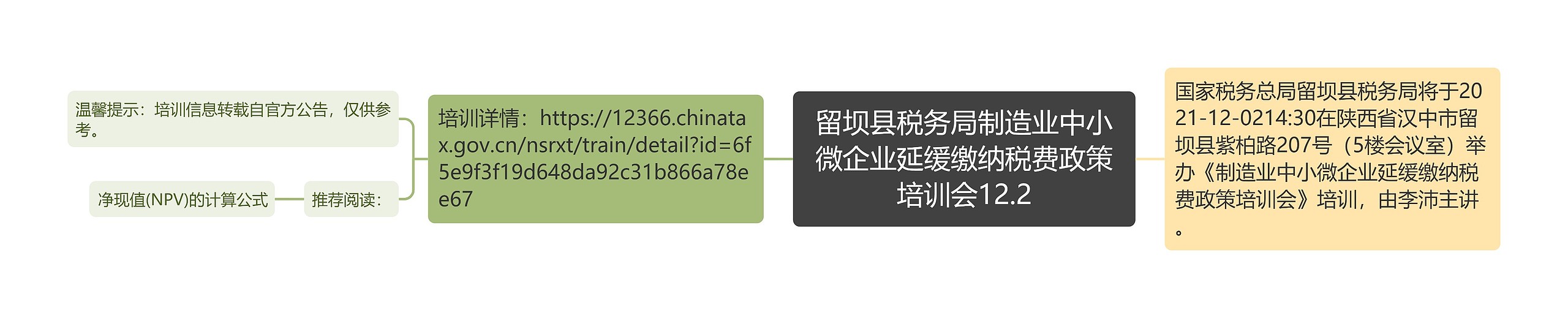 留坝县税务局制造业中小微企业延缓缴纳税费政策培训会12.2