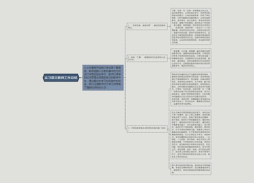 实习语文教师工作总结