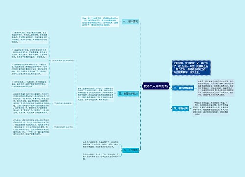 教师个人年终总结