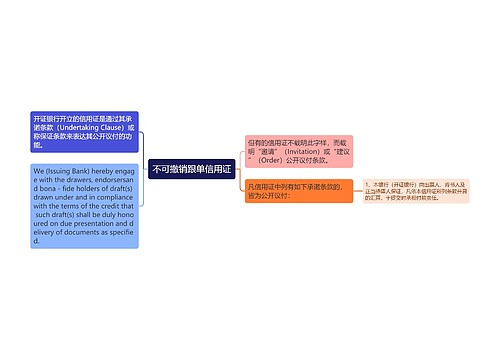 不可撤销跟单信用证