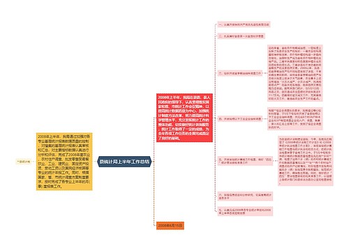 县统计局上半年工作总结