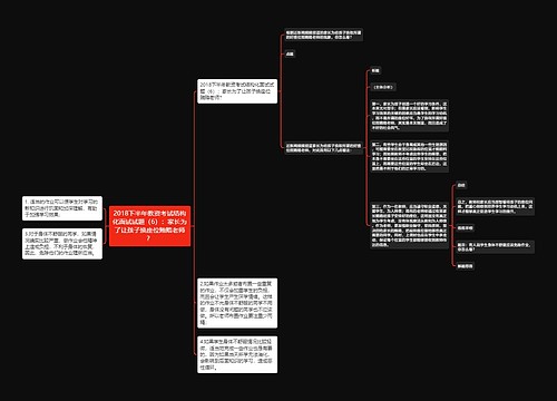 2018下半年教资考试结构化面试试题（6）：家长为了让孩子换座位贿赂老师？