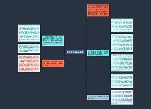 XX年度工作总结(财务)