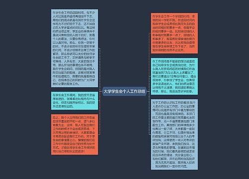 大学学生会个人工作总结