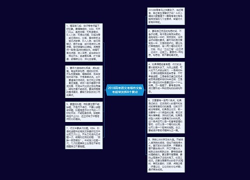 2018高考语文考场作文临考超常发挥8个要点