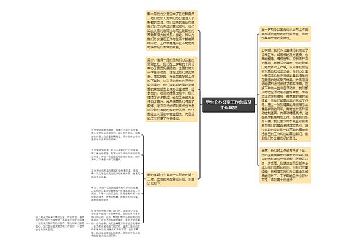 学生会办公室工作总结及工作展望