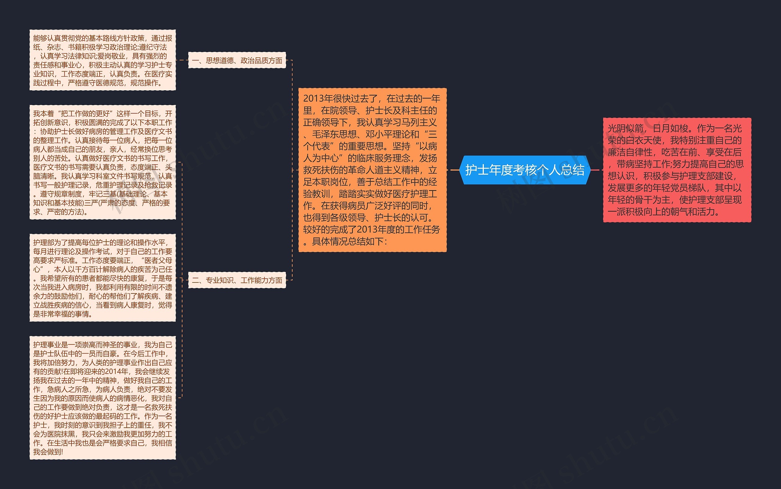 护士年度考核个人总结