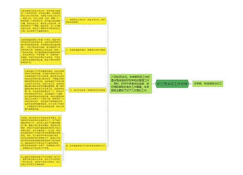 初三班主任工作总结