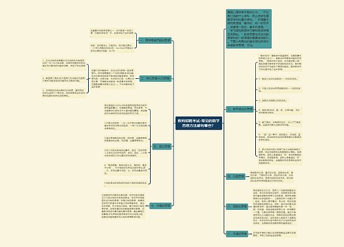 教师招聘考试-常见的数学思想方法都有哪些? 教师招聘考试-常见的数学思想方法都有哪些?