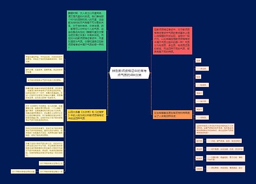 辨别教师资格证中的常考点气质的4种分类
