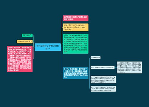 教师招聘中小学教综辨析题39