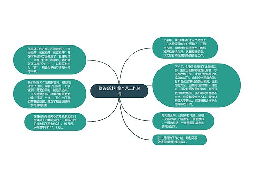 财务会计年终个人工作总结