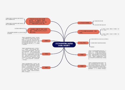 2022年教师招聘公基高频500题之单选题15