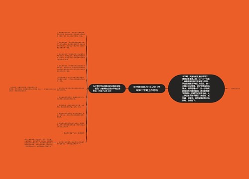 中学教技处2010-2011学年第二学期工作总结