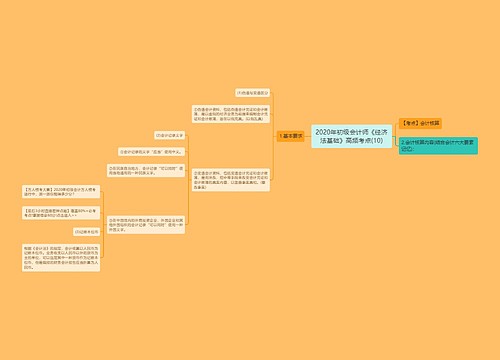2020年初级会计师《经济法基础》高频考点(10)