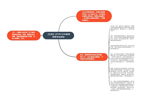 【注意】2018下半年教师资格考试须知