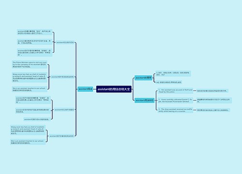 assistant的用法总结大全
