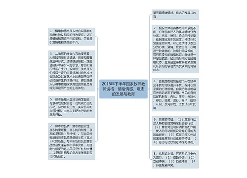 2018年下半年国家教师教师资格：情绪情感、意志的发展与教育