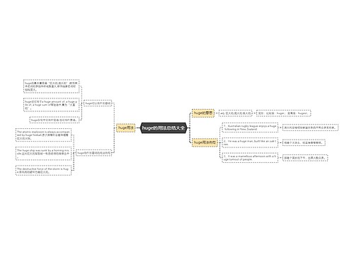 huge的用法总结大全