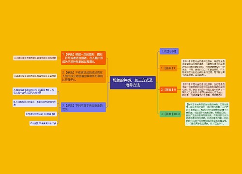 想象的种类、加工方式及培养方法