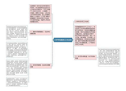 小学学校财务工作总结