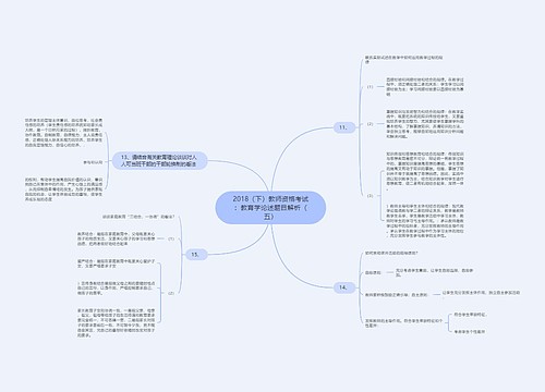 2018（下）教师资格考试：教育学论述题目解析（五）
